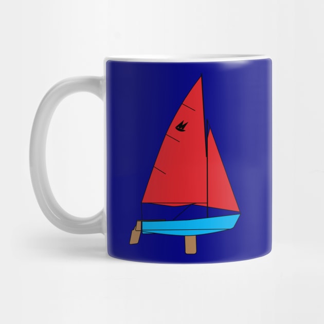 Mirror Dinghy Sailboat by CHBB